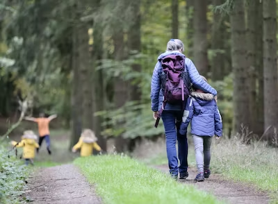 Wandern in der Natur